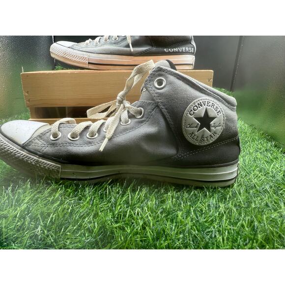 Converse- Chuck Taylor- Gray-High Tops- Size 8M/10W - Picture 3 of 10